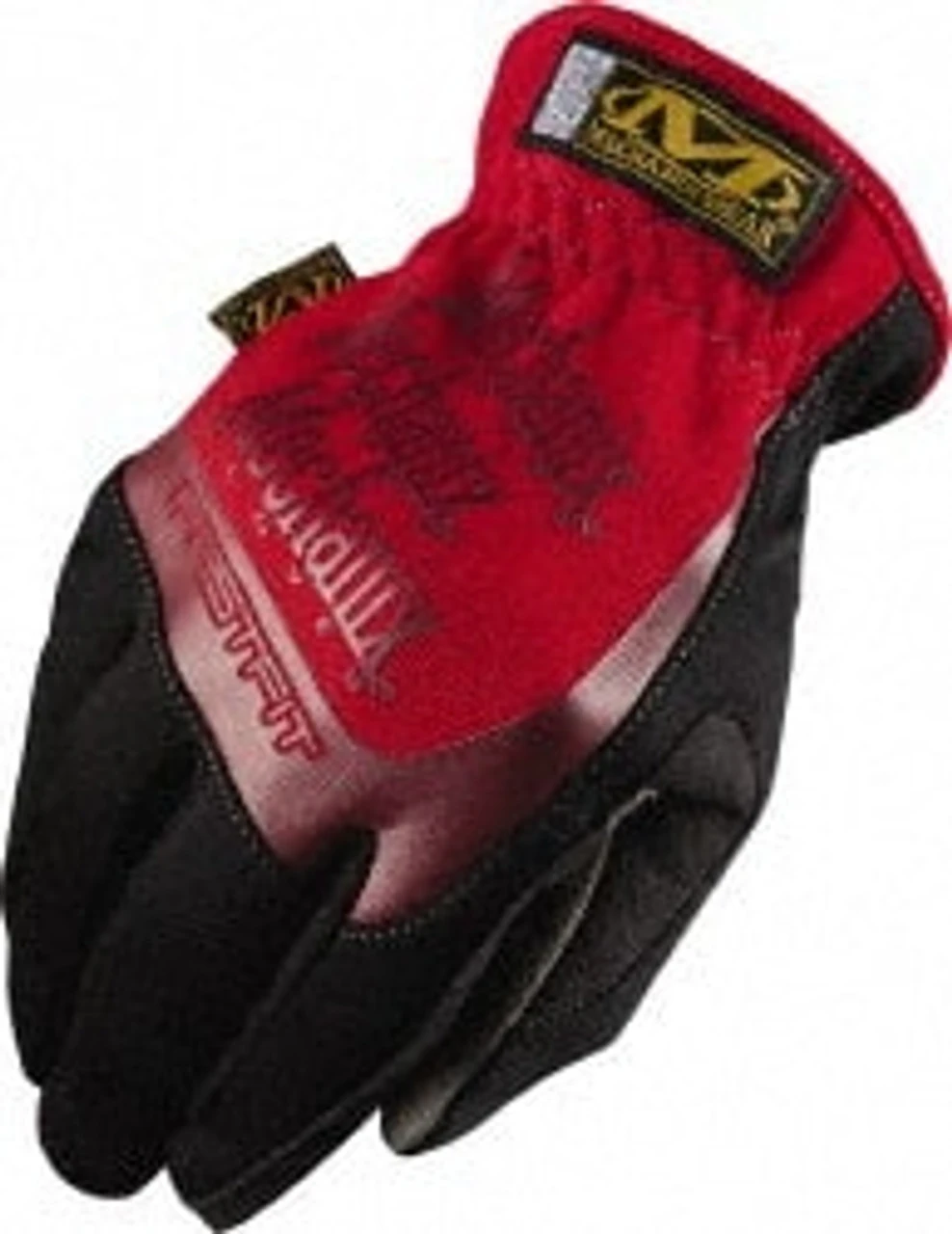 Mechanix Wear Size 2XL (12) Synthetic Leather General Protection Work Gloves For Mechanics & Lifting, Uncoated, Slip-On Cuff, Full Fingered, Red, Paired MFF-02-012 - 71304158