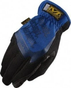 Mechanix Wear Size 2XL (12) Synthetic Leather General Protection Work Gloves For Mechanics & Lifting, Uncoated, Slip-On Cuff, Full Fingered, Blue, Paired MFF-03-012 - 87563615