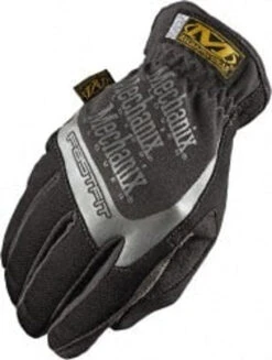 Mechanix Wear Size S (8) Synthetic Leather General Protection Work Gloves For Mechanics & Lifting, Uncoated, Slip-On Cuff, Full Fingered, Black, Paired MFF-05-008 - 03594850