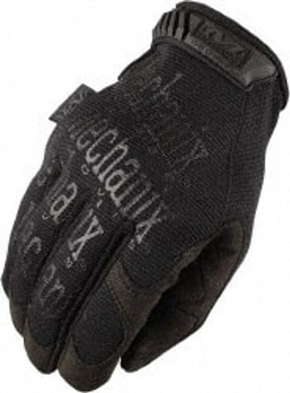 Mechanix Wear Size L (10) Synthetic Leather General Protection Work Gloves For Mechanics & Lifting, Uncoated, Hook & Loop Cuff, Full Fingered, Black, Paired MG-55-010 - 03594991