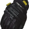 Mechanix Wear Size M (9) Synthetic Leather/Spandex/Lycra/TPR Anti-Vibration/Impact Protection Work Gloves For Mechanics & Lifting, Uncoated, Hook & Loop Cuff, Full Fingered, Black, Paired MP2-05-009 - 09398850