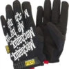 Mechanix Wear Size L (10) Synthetic Leather General Protection Work Gloves For Mechanics & Lifting, Uncoated, Hook & Loop Cuff, Full Fingered, Black, Paired MG-05-010 - 09398629