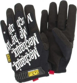 Mechanix Wear Size L (10) Synthetic Leather General Protection Work Gloves For Mechanics & Lifting, Uncoated, Hook & Loop Cuff, Full Fingered, Black, Paired MG-05-010 - 09398629