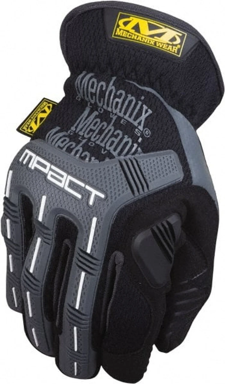 Mechanix Wear Size XL (11) Synthetic Synthetic Leather Work Gloves For General Purpose, Uncoated, Slip-On Cuff, Full Fingered, Black, Paired MPC-58-011 - 37620341