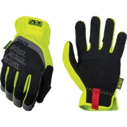 Mechanix Wear Size L, ANSI Cut Lvl A5, Synthetic Leather Cut & Puncture Resistant Gloves Elastic Cuff, Hi-Vis Yellow, Paired SFF-C91-010 - 39995014