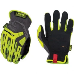 Mechanix Wear Size S, ANSI Cut Lvl A5, Synthetic Leather Cut & Puncture Resistant Gloves Elastic Cuff, Hi-Vis Yellow, Paired SMC-C91-008 - 41562943