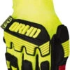 Mechanix Wear Size M (9) Nitrile Coated 13-Gauge Knit/Polyester General Protection High Visibility Work Gloves For General Purpose, Palm & Fingers Coated, Slip-On Cuff, Full Fingered, Yellow/Black, Paired KHD-GP-009 - 43082601
