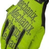 Mechanix Wear Size S (8) Synthetic Synthetic Blend General Protection High Visibility Work Gloves For General Purpose, Uncoated, Hook & Loop Cuff, Full Fingered, Hi-Vis Yellow, Paired SMG-91-008 - 70662317