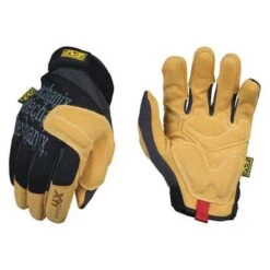 Mechanix Wear Mechanics Gloves: M ( 9 ), Mechanics Glove, Full Finger, Synthetic Leather, Foam, 1 PR