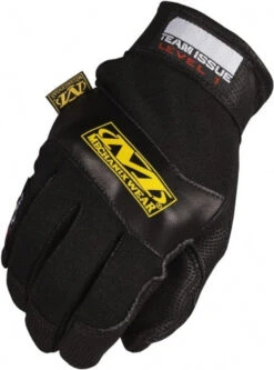 Mechanix Wear Size L (10) Leather Flame Resistant Work Gloves For General Purpose, Uncoated, Hook & Loop Cuff, Full Fingered, Black, Paired CXG-L1-010 - 36081594