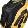 Mechanix Wear Size M (9) Leather/TPR General Protection Work Gloves For General Purpose, Uncoated, Hook & Loop Cuff, Full Fingered, Black, Paired CG40-75-009 - 69936193