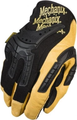 Mechanix Wear Size 2XL (12) Leather/TPR General Protection Work Gloves For General Purpose, Uncoated, Hook & Loop Cuff, Full Fingered, Black, Paired CG40-75-012 - 69936177