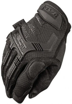 Mechanix Wear Size M Synthetic Leather/TPR Anti-Vibration/Impact Protection Work Gloves For Mechanics & Lifting, Uncoated, Hook & Loop Cuff, Full Fingered, Black, Paired MPT-55-009 - 70708540
