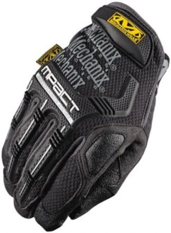 Mechanix Wear Size M Synthetic Leather/TPR Anti-Vibration/Impact Protection Work Gloves For Mechanics & Lifting, Uncoated, Hook & Loop Cuff, Full Fingered, Black/Gray, Paired MPT-58-009 - 70708672