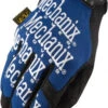 Mechanix Wear Size S (8) Synthetic Leather General Protection Work Gloves For General Purpose, Uncoated, Hook & Loop Cuff, Full Fingered, Blue/Black, Paired MG-03-008 - 36082097