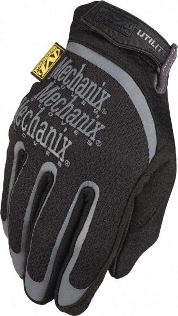 Mechanix Wear Size M (9) Lycra/Synthetic Leather General Protection Work Gloves For General Purpose, Uncoated, Hook & Loop Cuff, Full Fingered, Black, Paired H15-05-009 - 83795179