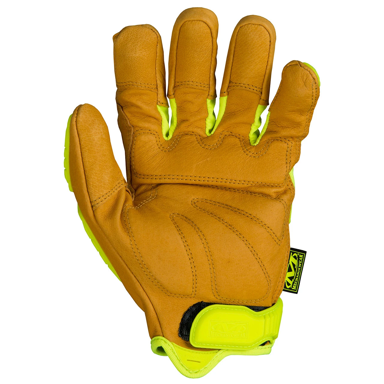 Mechanix Wear Hi-Viz CG Heavy Duty Leather Impact Gloves, X-Large - CG40-91-011 - Image 3