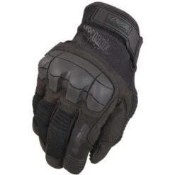 Mechanix Wear Tactical Glove, XL, Black, Hook-and-Loop Cuff, 11" Length, Hook-and-Loop Closure Type, 1 PR