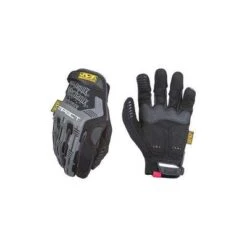 Mechanix Wear Impact Protection Mechanics Gloves, Synthetic Leather Palm Material, Black, 2XL, PR 1