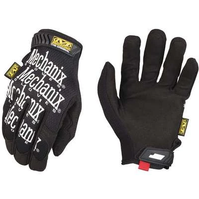 Mechanix Wear General Utility Mechanics Gloves, Synthetic Leather Palm Material, Black/White, XL, PR 1