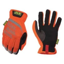Mechanix Wear Mechanics Gloves: L ( 10 ), Mechanics Glove, Full Finger, Synthetic Leather, 1 PR