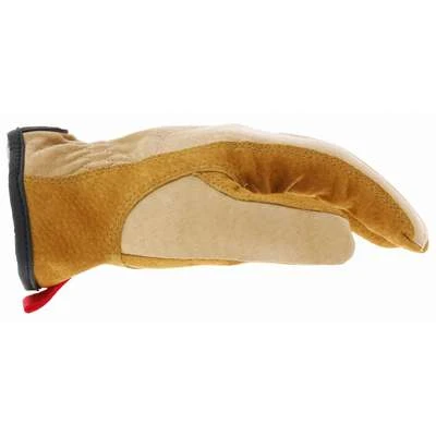 Mechanix Wear Leather Gloves: L ( 10 ), Drivers Glove, Leather Palm Leather Coverage, Standard, Tan, 1 PR - Image 2